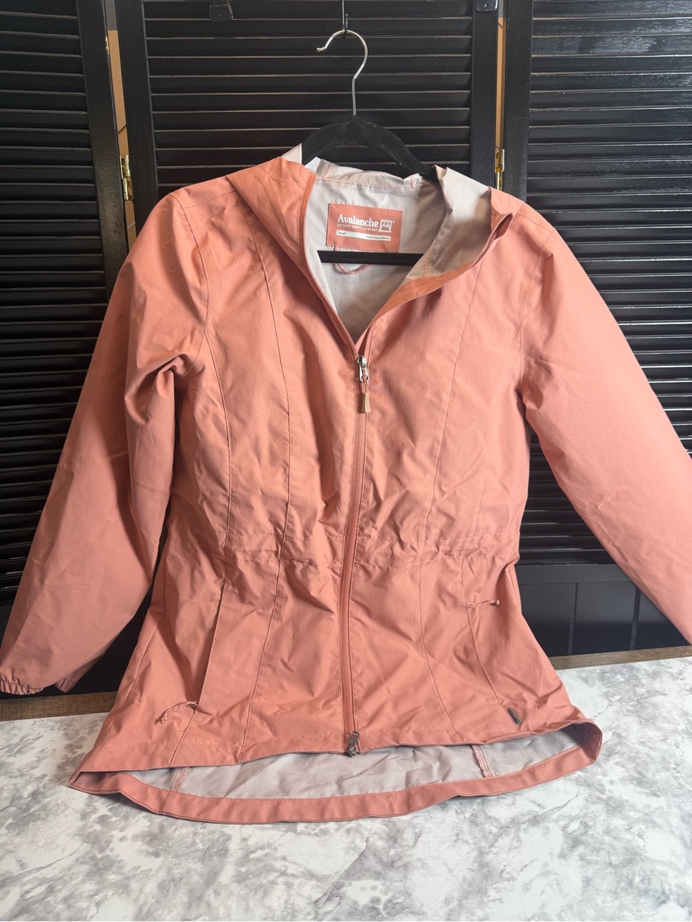 Avalanche Dusty Rose Hooded Utility Jacket